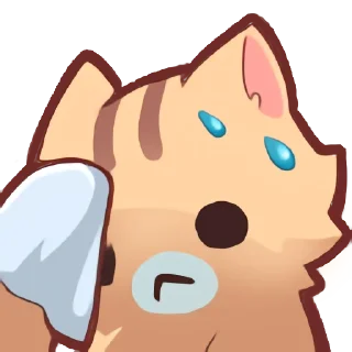 😓-Neko's Emotes HD, Telegram Sticker