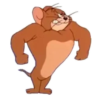 💪-Tom Jerry @stickersb2b, Telegram Sticker