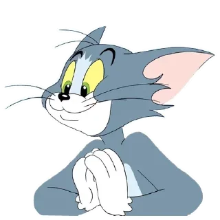 🙏-Tom Jerry @stickersb2b, Telegram Sticker