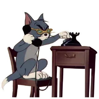 💪-Tom Jerry @stickersb2b, Telegram Sticker