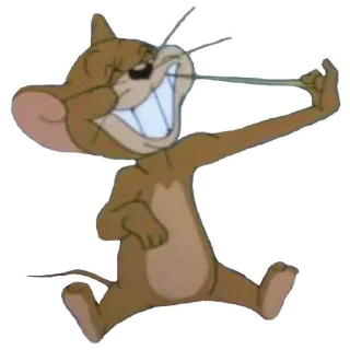 ✌️-Tom Jerry @stickersb2b, Telegram Sticker