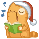 🎶-New Year Persik, Telegram Sticker