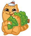 🌲-New Year Persik, Telegram Sticker