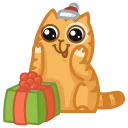 🎁-New Year Persik, Telegram Sticker
