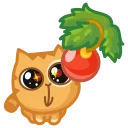 😀-New Year Persik, Telegram Sticker