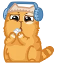 😥-New Year Persik, Telegram Sticker