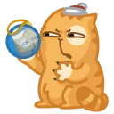 😣-New Year Persik, Telegram Sticker