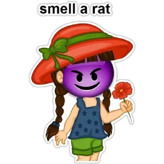 😏-English Girl, Telegram Sticker