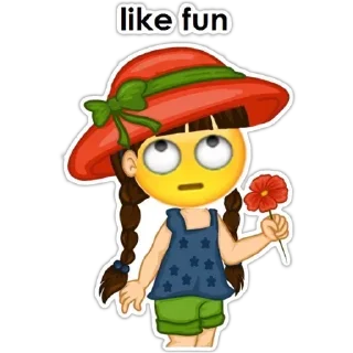 😡-English Girl, Telegram Sticker