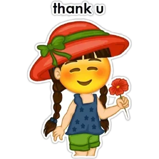 ☹️-English Girl, Telegram Sticker