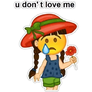 😒-English Girl, Telegram Sticker