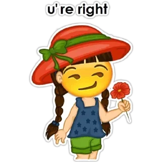 😒-English Girl, Telegram Sticker