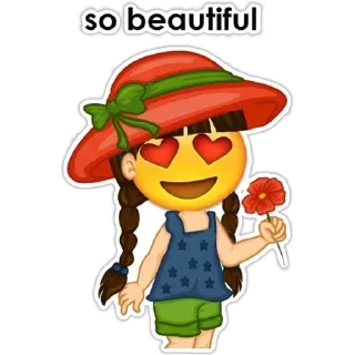 😣-English Girl, Telegram Sticker