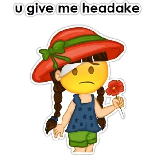 😔-English Girl, Telegram Sticker