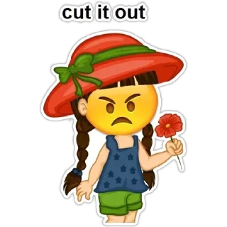 😛-English Girl, Telegram Sticker