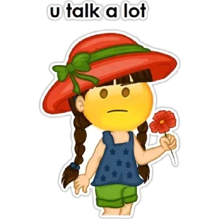 😏-English Girl, Telegram Sticker
