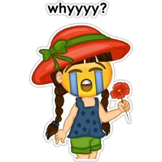 😒-English Girl, Telegram Sticker