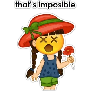 😣-English Girl, Telegram Sticker