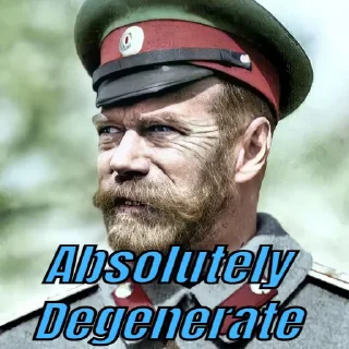 🤢-Nicholas II, Telegram Sticker