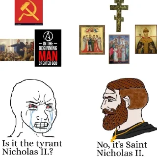 ☦️-Nicholas II, Telegram Sticker