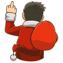 🖕-Nick Santini, Telegram Sticker