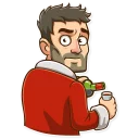 😳-Nick Santini, Telegram Sticker