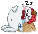 😴-Nick O'Sealy, Telegram Sticker