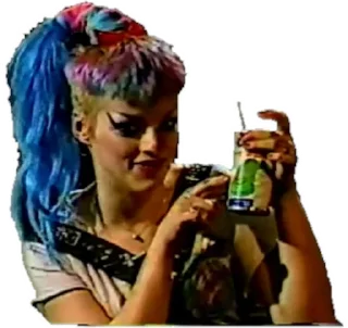 🥤-Nina Hagen, Telegram Sticker