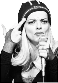 🖕-Nina Hagen, Telegram Sticker