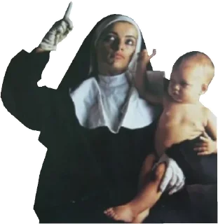👆-Nina Hagen, Telegram Sticker