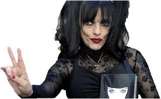 ✌️-Nina Hagen, Telegram Sticker