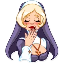 😊-Naughty Nun, Telegram Sticker