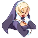 🤦-Naughty Nun, Telegram Sticker