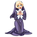 🙏-Naughty Nun, Telegram Sticker