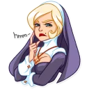 😒-Naughty Nun, Telegram Sticker