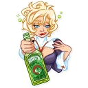 🍷-Naughty Nun, Telegram Sticker