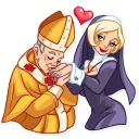 ❤-Naughty Nun, Telegram Sticker
