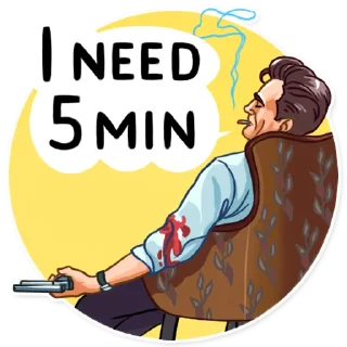 🤕-Noir, Telegram Sticker