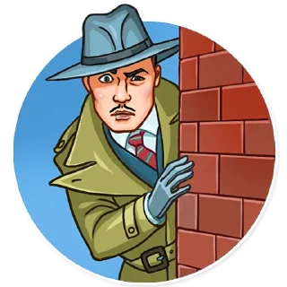 🤨-Noir, Telegram Sticker