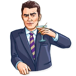 🍸-Noir, Telegram Sticker