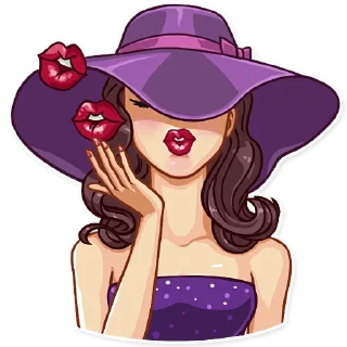 😘-Noir, Telegram Sticker