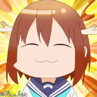 ☺️-@fix_x_fox Shikanoko p1, Telegram Sticker