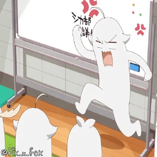 🤬-@fix_x_fox Shikanoko p1, Telegram Sticker