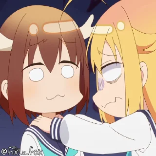 😡-@fix_x_fox Shikanoko p1, Telegram Sticker