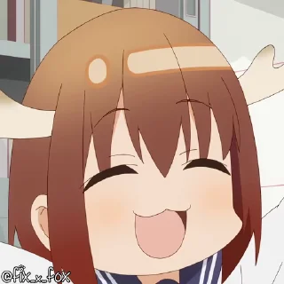 😄-@fix_x_fox Shikanoko p1, Telegram Sticker