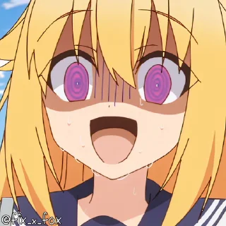 😰-@fix_x_fox Shikanoko p1, Telegram Sticker