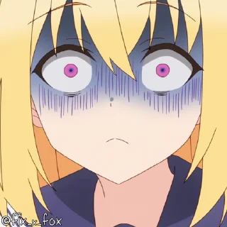 😨-@fix_x_fox Shikanoko p1, Telegram Sticker