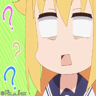 🤨-@fix_x_fox Shikanoko p1, Telegram Sticker