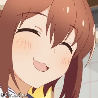 😄-@fix_x_fox Shikanoko p1, Telegram Sticker