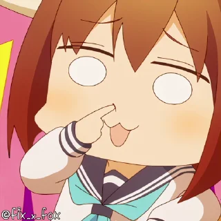 😀-@fix_x_fox Shikanoko p1, Telegram Sticker
